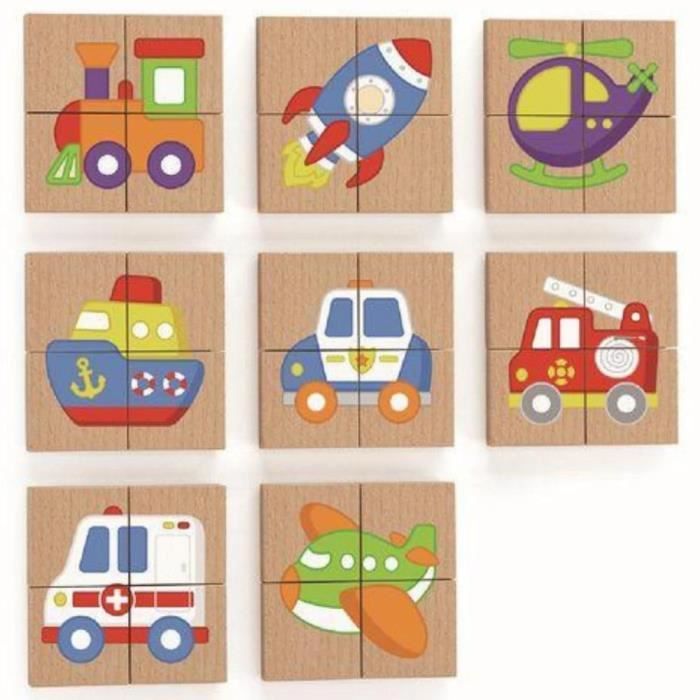 Viga - Puzzle magnétique 32pcs set transport - Jeux Educatifs - Dès 3 ans