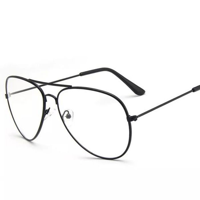 Lunettes optiques rétro en verre poli pour femmes, monture Noir By For Lady's