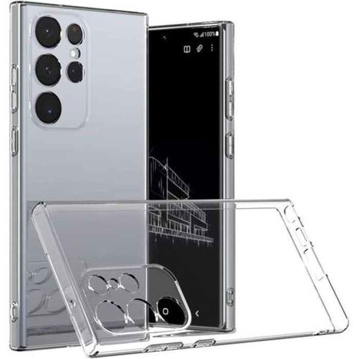 Coque Téléphone - GENERIC - Samsung S24 Ultra 5G - Transparent - Souple - Silicone