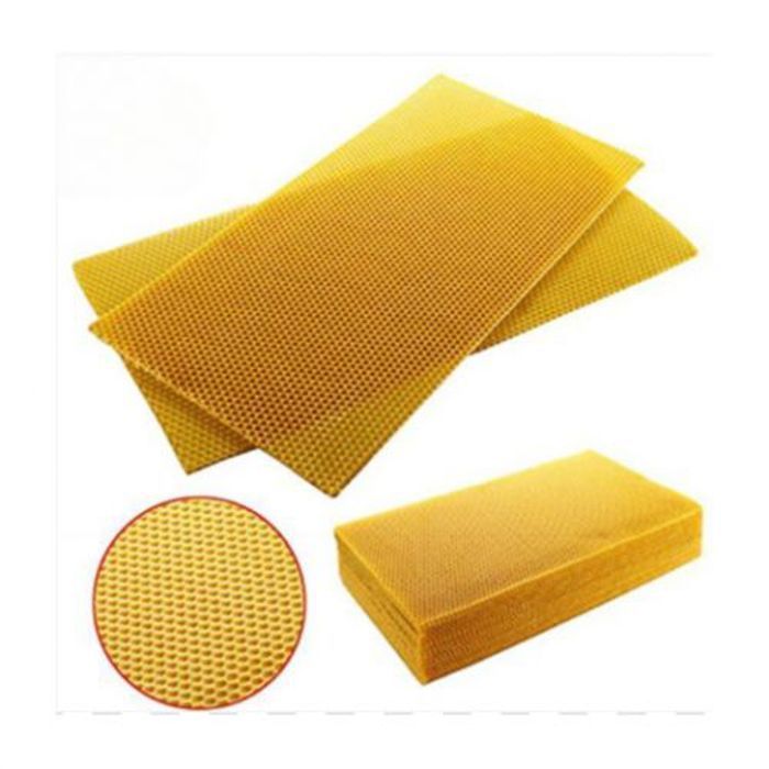 10 Feuille en cire d'abeille  Brute et Naturelle. Epilation, bougies, cirage...