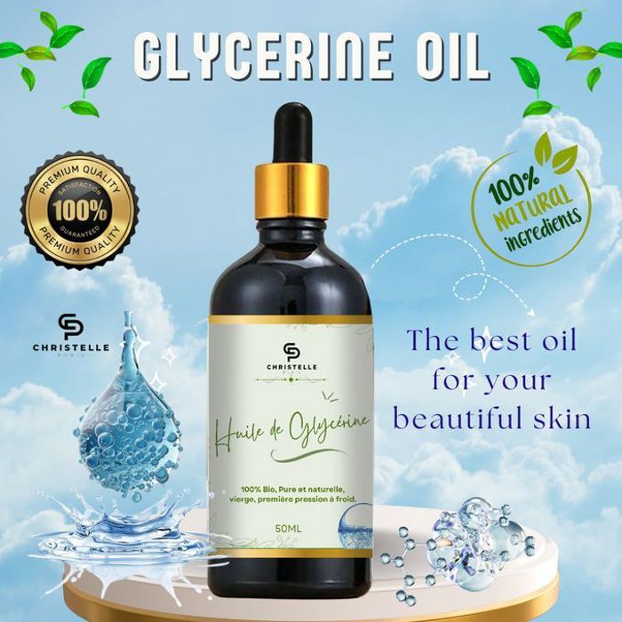 Glycérine Végétale 100% Pure et Naturelle. Actif de soin Hydratant Lissant Assouplissant Base Adoucissante Préparation Cosmétique M