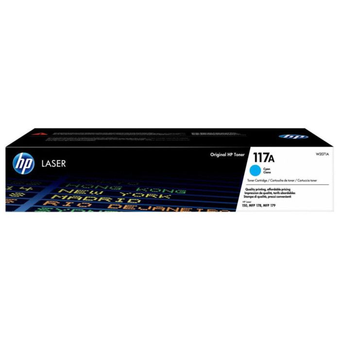 Toner LaserJet 117A Cyan (W2071A) - d'origine