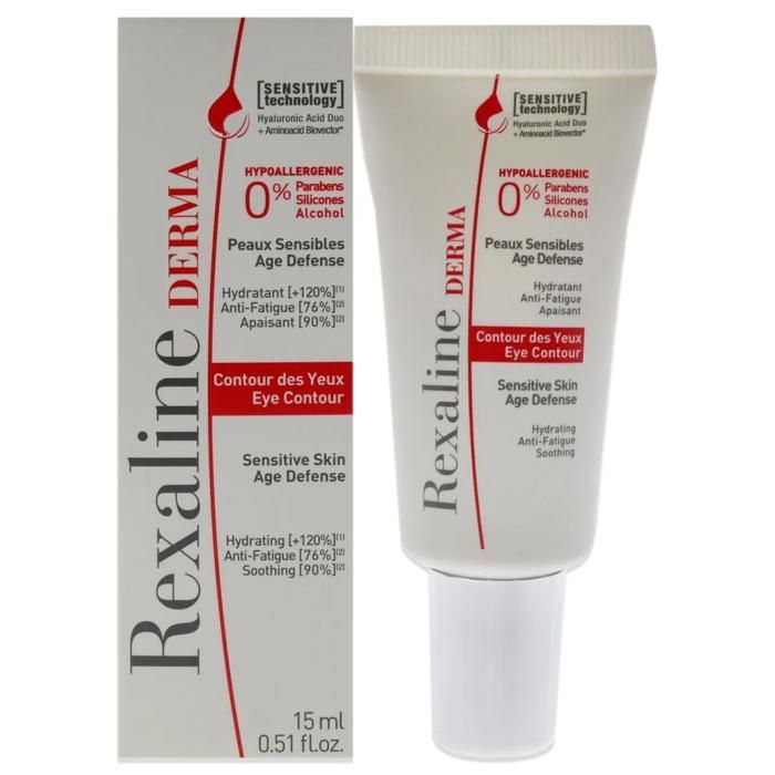 Contour des yeux - Rexaline - Derma - 15 ml - Blanc - Mixte