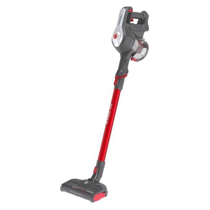 Hoover Aspirateur balais sans fil cyclonique 22V autonomie:40min Gris/Rouge