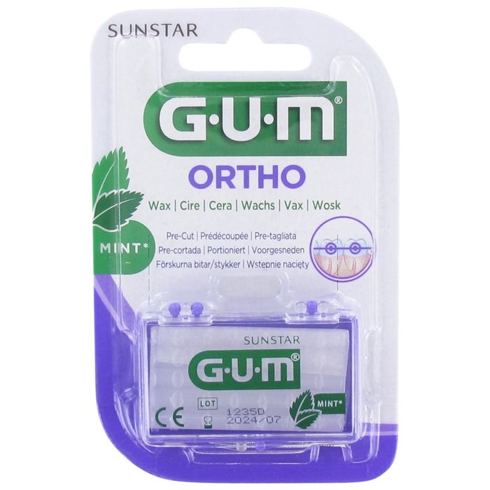 Gum Accessoires Ortho Cire Orthodontique Mentholée