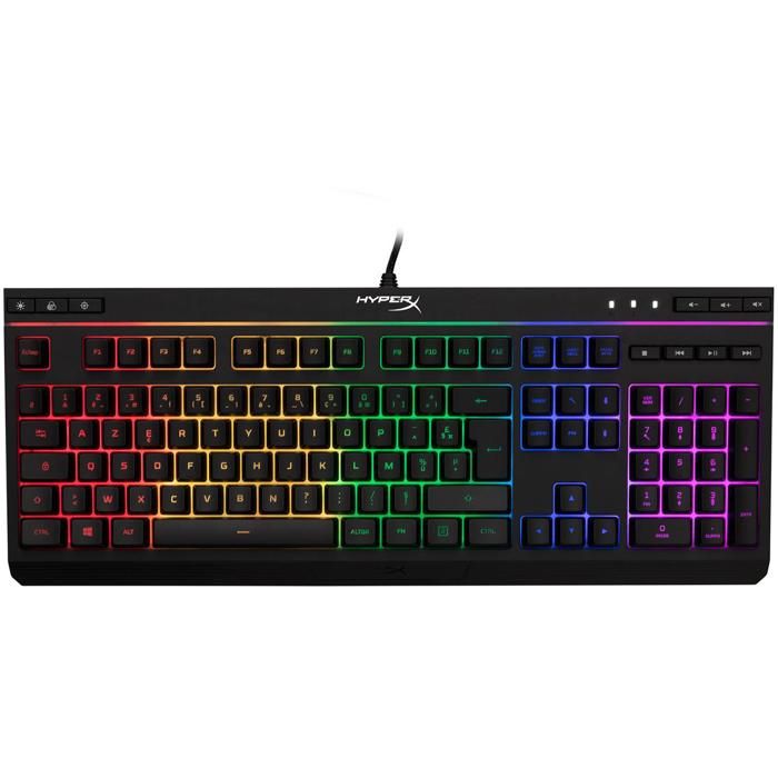 Clavier - HyperX - Alloy Core RGB - Rétroéclairé - Anti-ghosting - Filaire
