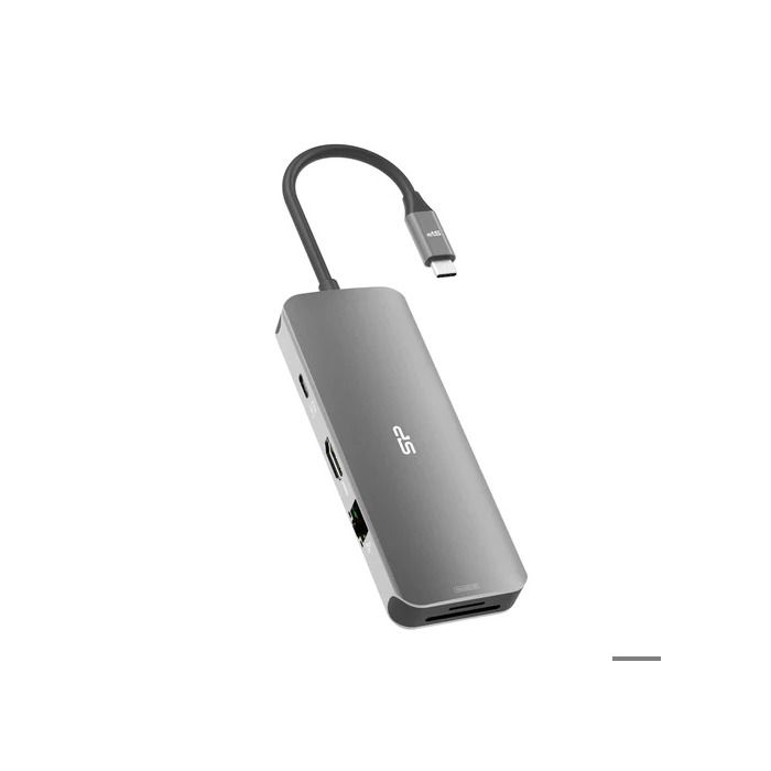 Station d'accueil 8-en-1 - Silicon Power - SR30 - HDMI 4K 60Hz - Alimentation 100W - 8 Ports