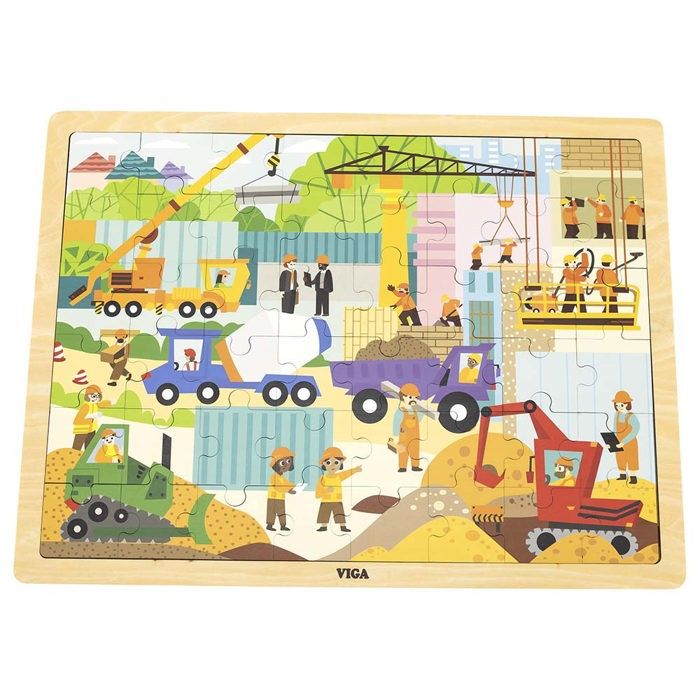 Viga - Puzzle en bois Zone de construction