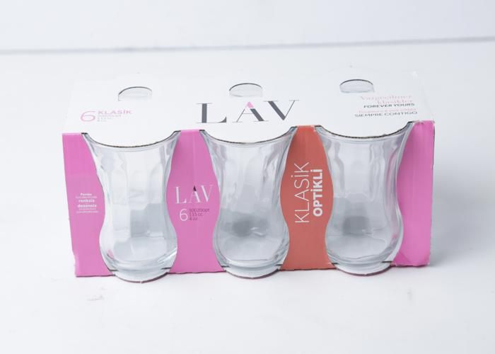 6 VERRE A THE -LAV