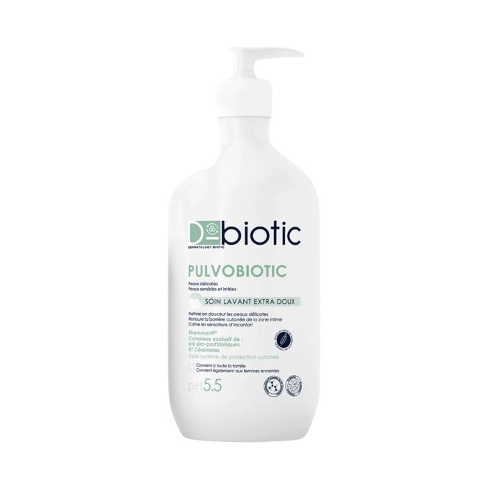 Soin Lavant - D-Biotic - Pulvobiotic - Extra Doux - pH 5.5 - 500ml