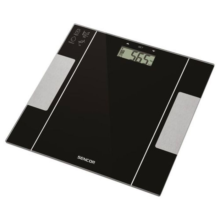 Pèse Personnes - Sencor - Électronique - Verre de sécurité - IMC et graisse corporelle - 150 kg