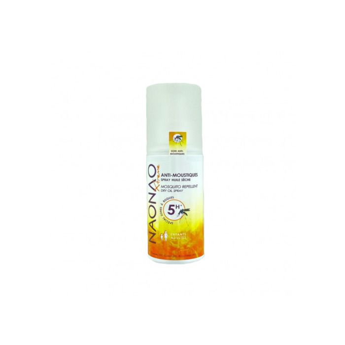 "Spray Huile Sèche  Anti-moustiques NaoNao  Xtreme (100mL)"