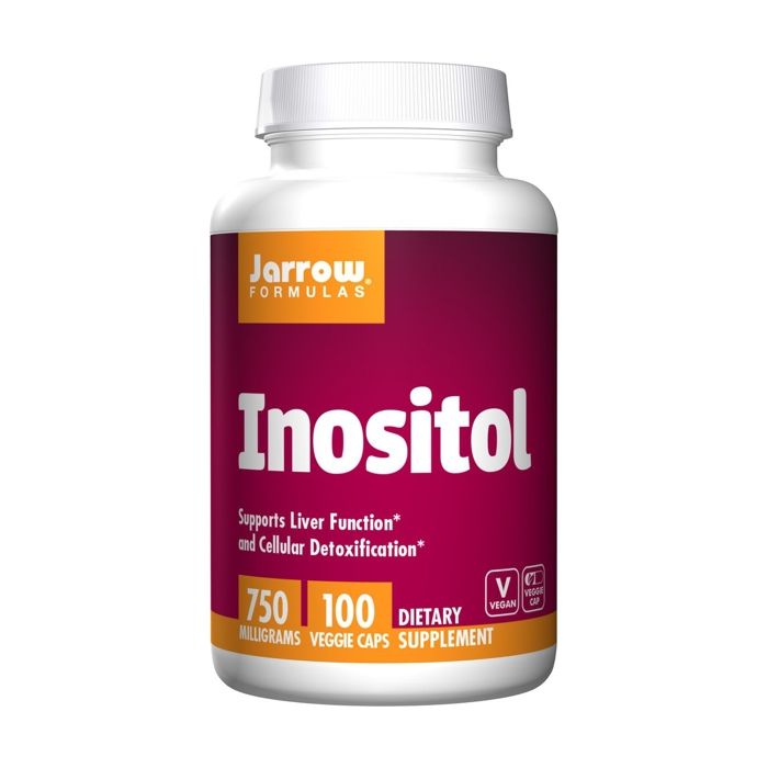 JARROW FORMULAS Inositol 750mg (Soutient les fonctions du foie) 100 Gélules Végétariennes