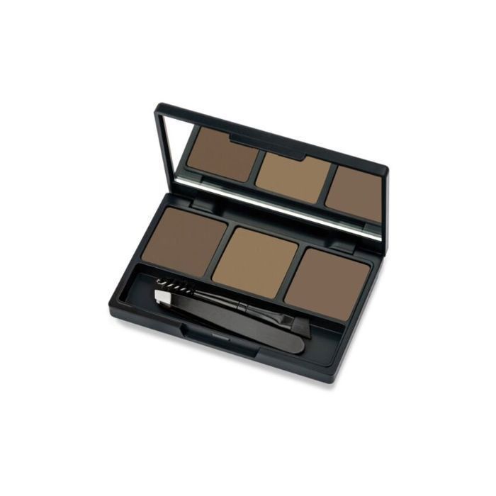 Kit Sourcils - GOLDEN ROSE - 02 - Cire Teintée - Poudre Pigmentée - Applicateur Double Extrémité