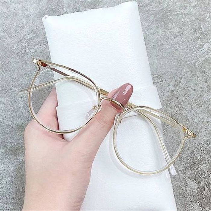 Lunettes rondes - GENERIC - Anti-lumière bleue - Métal - Or - Unisexe