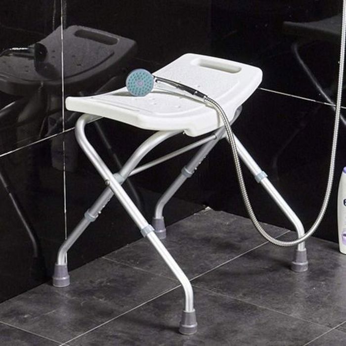 Chaise de douche pliable