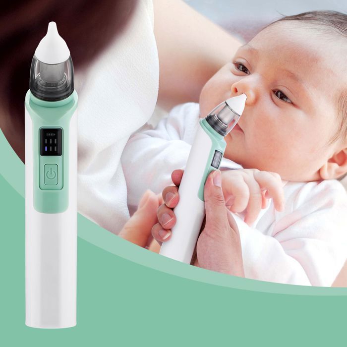 Nettoyant nasal rechargeable pour bébé en silicone ajustable suceur électrique pour enfants