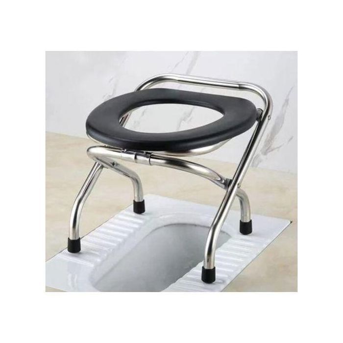 Chaise de toilette portable,Siège de Toilette Ergonomique Pliable pour femmes enceintes et pour Personnes Âgées,handicapé
