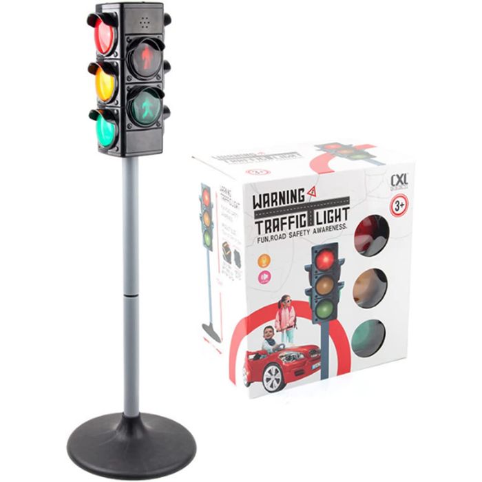 Mini Feu de Circulation Électrique - GENERIC - Doremi - Multicolore - 3 ans et plus - Lumières et Sons