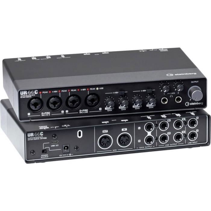 Interface audio Steinberg UR44C Logiciel inclus