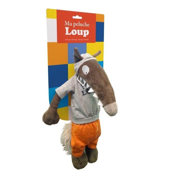 Ma peluche Loup. Tenue sportswear