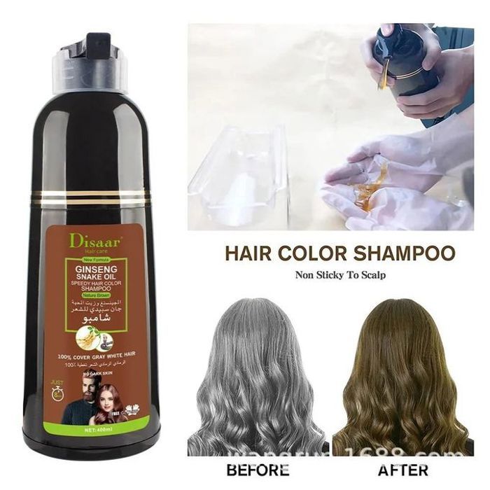 Disaar Shampooing Revitalisant aux Plantes - Cheveux Bruns - Nutrition & Hydratation