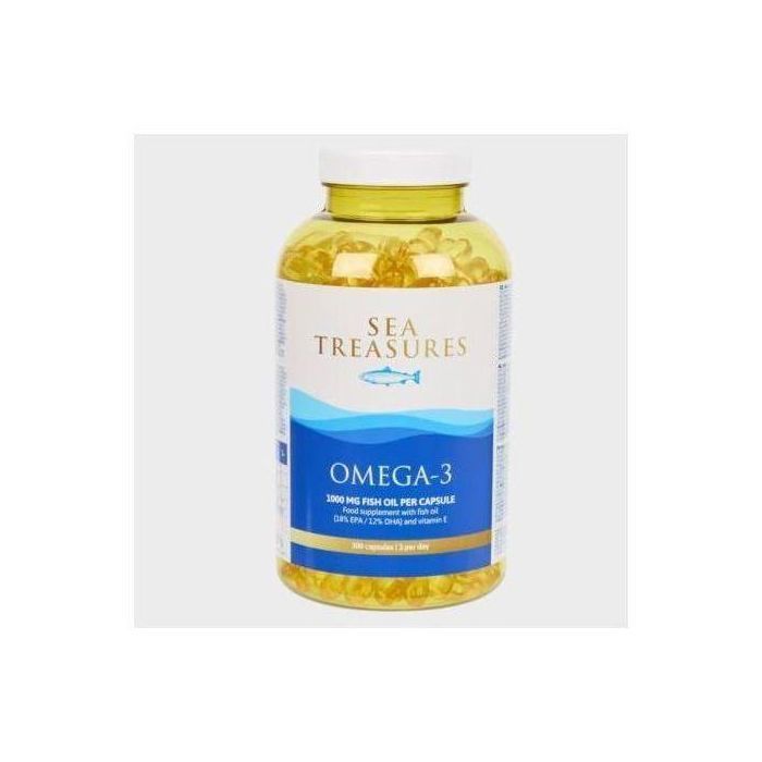 Omega 3 Fish Oil 1000mg 300 Capsules (100 Serving) - 180mg EPA et 120mg DHA