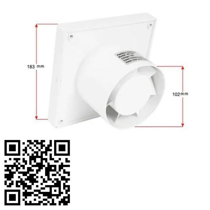 Ventilateur extracteur mural pour salle de bain toilette cuisine et fenêtre