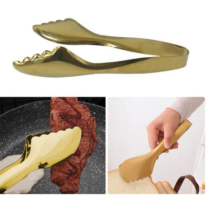 Pinces de Cuisine - Haute Qualité - Multifonctionnelles - Acier Inoxydable - Design Élégant - Antirouille