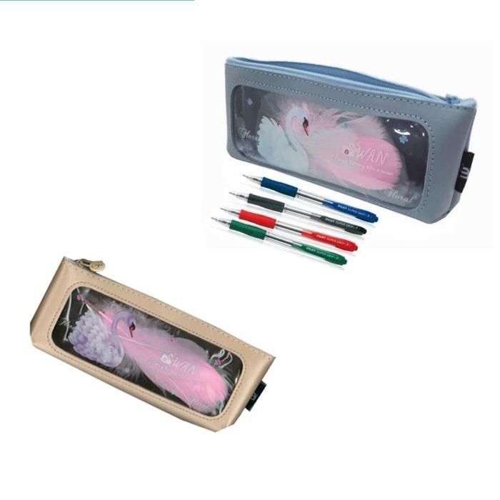 Trousse scolaire fille, trousse multifonction pencil case (Couleur aléatoire)