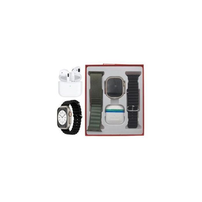 Smartwatch S20 PRO MAX Ultra Noire + Écouteurs – NFC & Santé