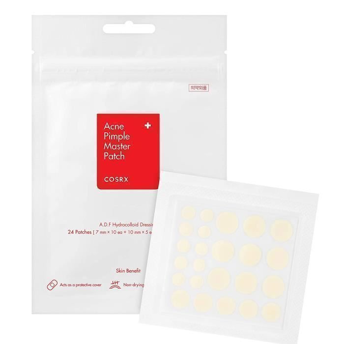 Patch anti-acné - COSRX - Acne Pimple Master Patch - 24 patches - Végétalien - Sans alcool