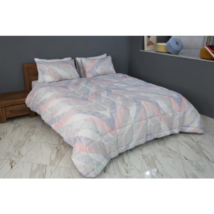 Couette - DWIRTY - Foutoune Clair - Microgel Antiallergique - 220x240cm - 2 Places