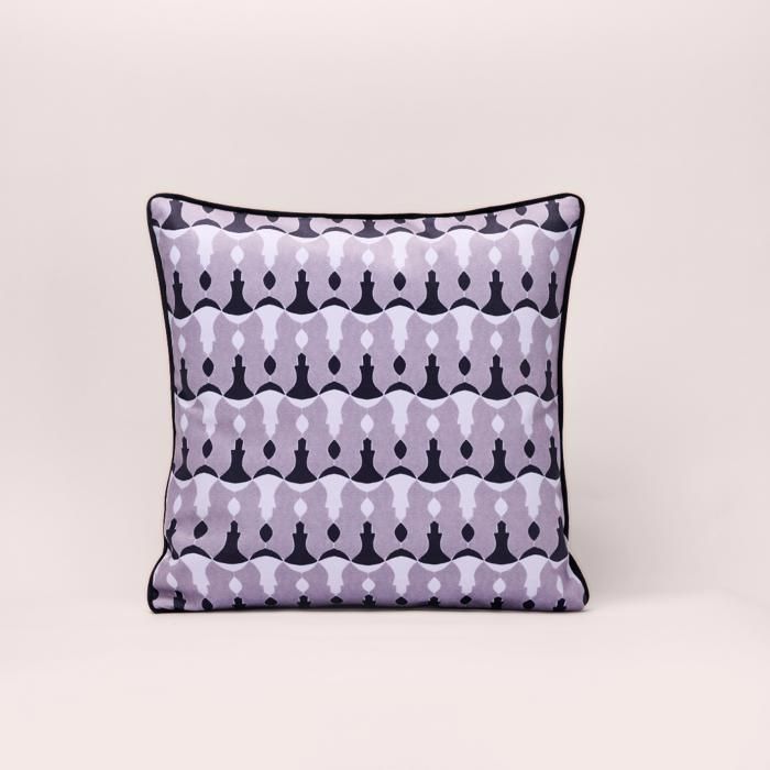 Coussin décoratif - Zellige N°3 - Velours premium - 450g/m2 - Fait main