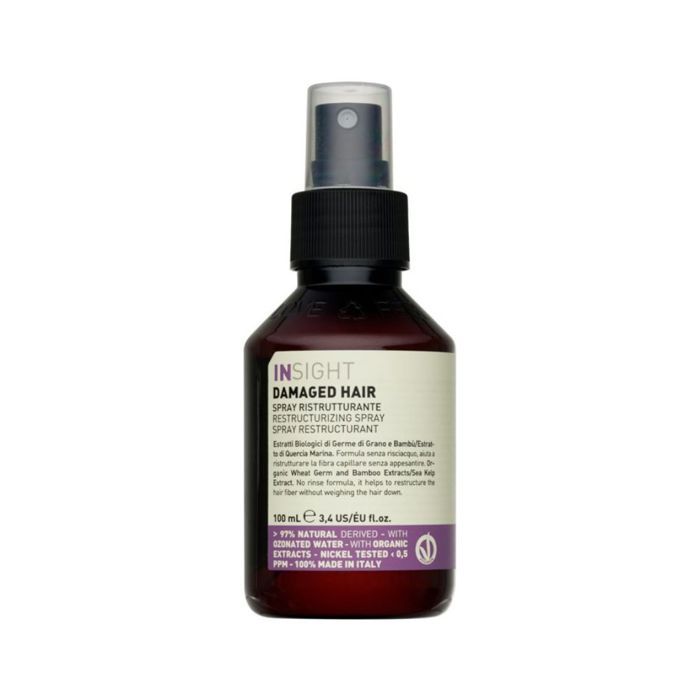 Spray restructurant - INSIGHT - 100 ML - Cheveux abîmés - Hydratation - Force et résistance