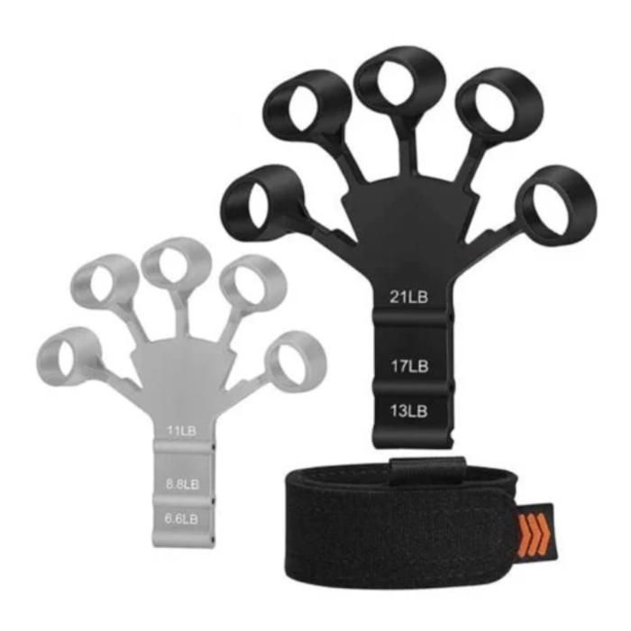 Exerciseur de force des doigts en silicone recyclable(Couleur aléatoire)