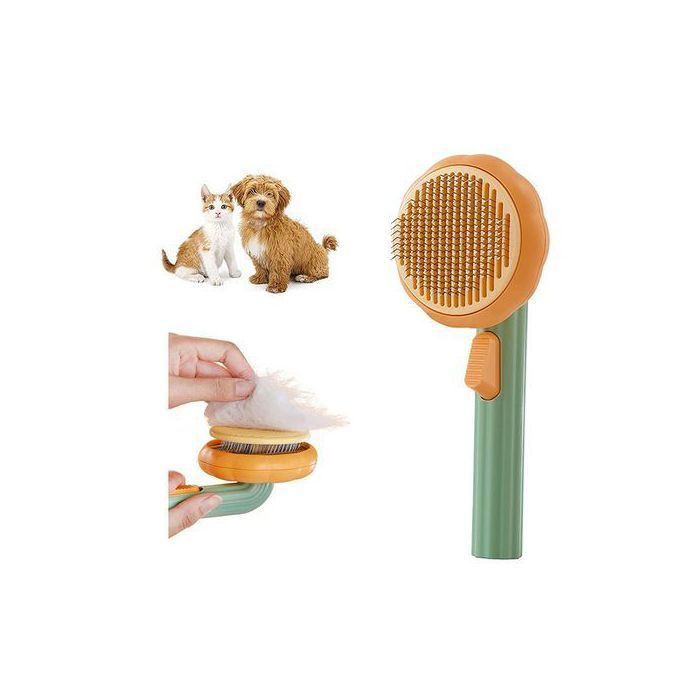 Brosse De Toilettage Autonettoyante Pour Chats Et Chiens, Brosse De Poils