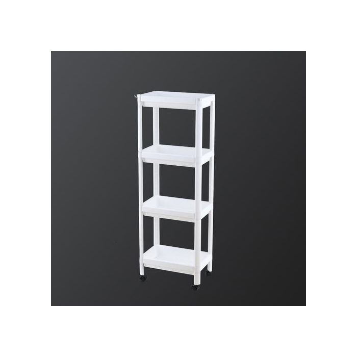 Toiletterie étagère salle de bain, rangement cuisine étroite armoire
