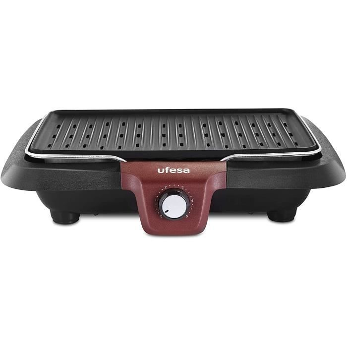 Ufesa BB7650 - Plancha électrique faible fumée