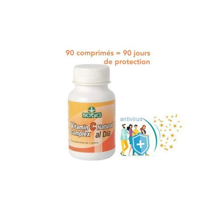 SOTYA Vitamin C Complex / renforce le système immunitaire / 90 comprimés