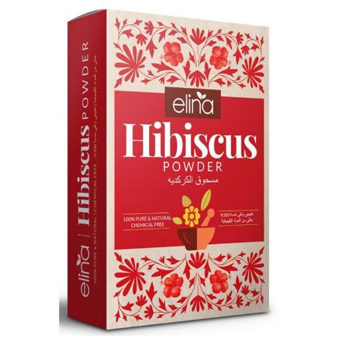 Elina HIBISCUS POUDRE AYURVEDIQUE POUR CHEVEUX