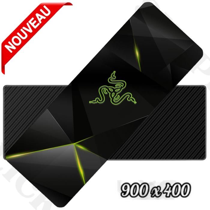 Tapis Gamer - Razer - XXL - Antidérapant - Édition Speed - 900x400 mm
