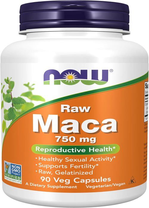 Maca Raw Brut 750 mg 90 capsules végétales