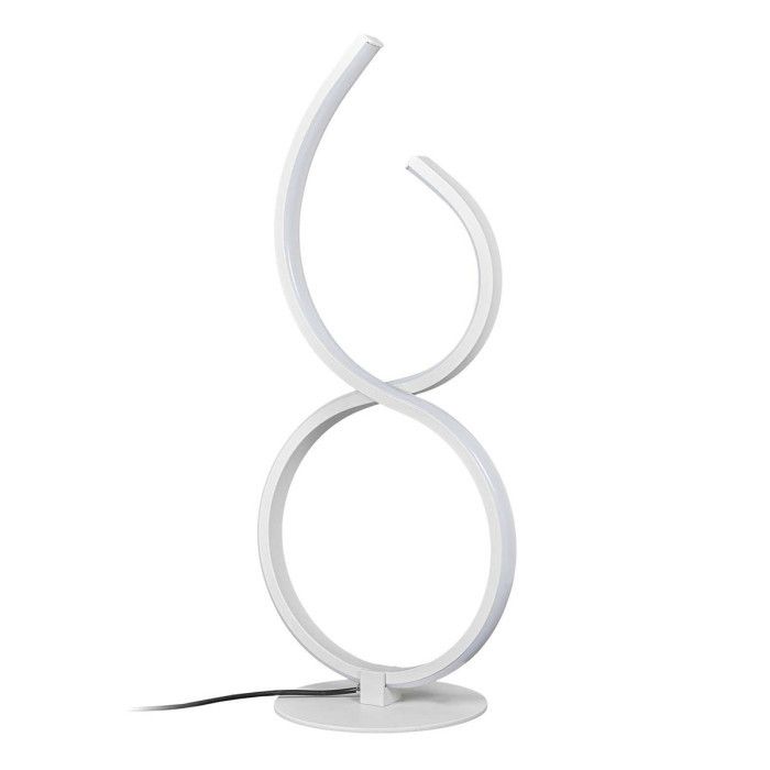 Lampe à Poser Design "120 LED" 36cm Blanc
