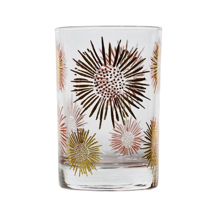 PAQUET 6 VERRE A THE ISA-JW DESIGN TOURNESOL II D