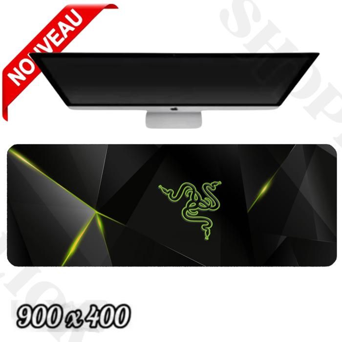 Tapis Gamer - Razer - XXL - Antidérapant - Édition Speed - 900x400 mm