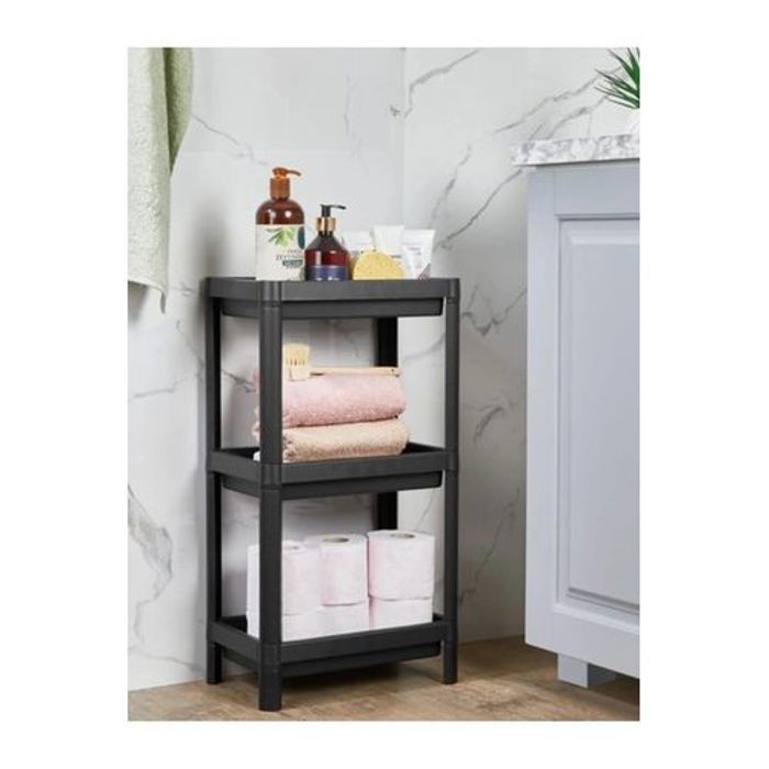 Étagère d'angle innovante et multifonctionnelle – La solution idéale pour le rangement et l’organisation-NOIR