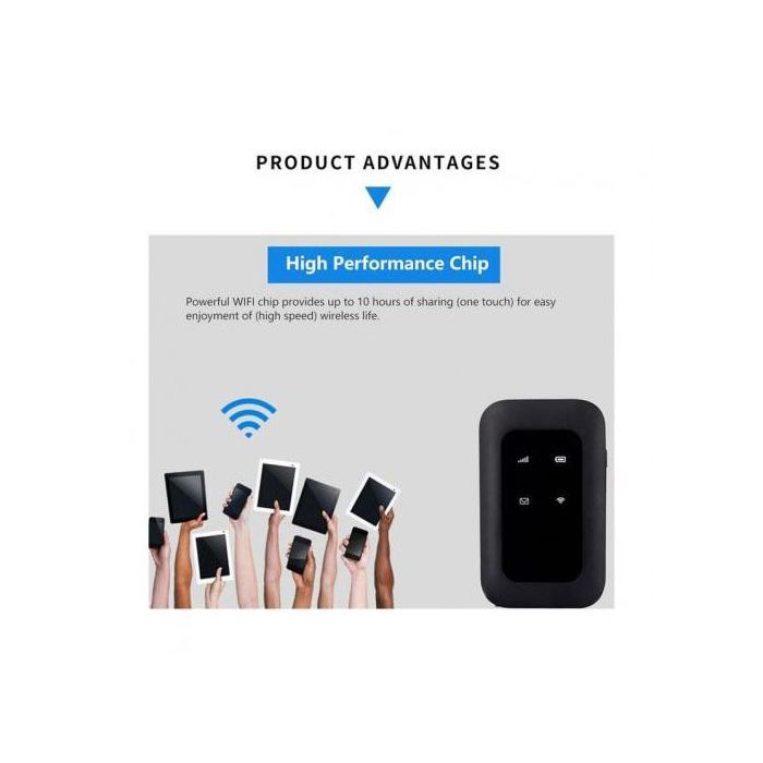 Modem 4G LTE avec batterie 2100mAH 10 heures