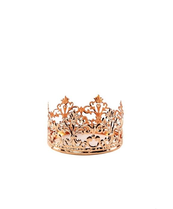 Dentelle de vase rose gold COPE diam 10 cm