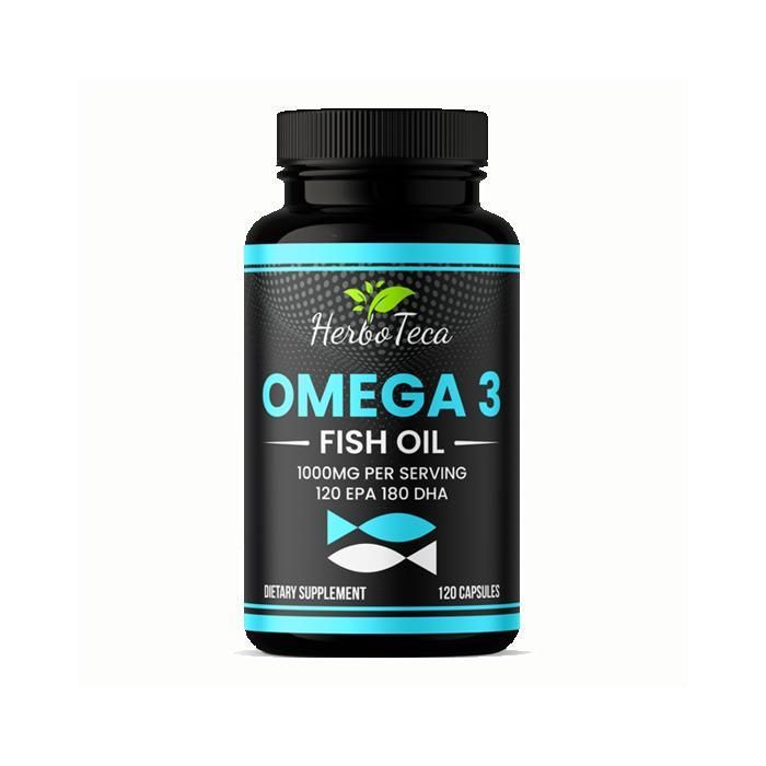 Omega 3 1000mg - Herboteca 120 Capsules
